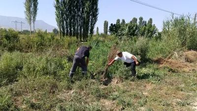 А.Масалиев айыл аймагында бүгүн 2025-жылдын 12-июлунда жалпы ишембилик уюштурулуп өткөрүлдү